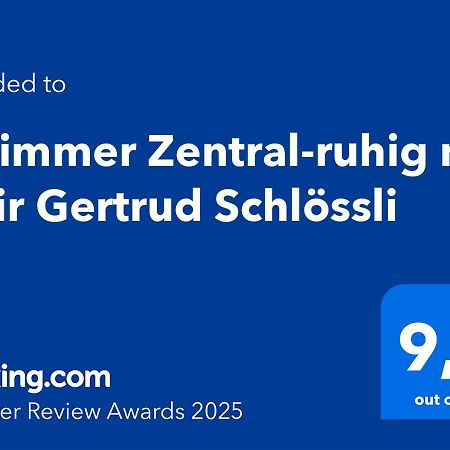 2 Zimmer Zentral-Ruhig Mit Flair Gertrud Schloessli St. Gallen Exterior foto